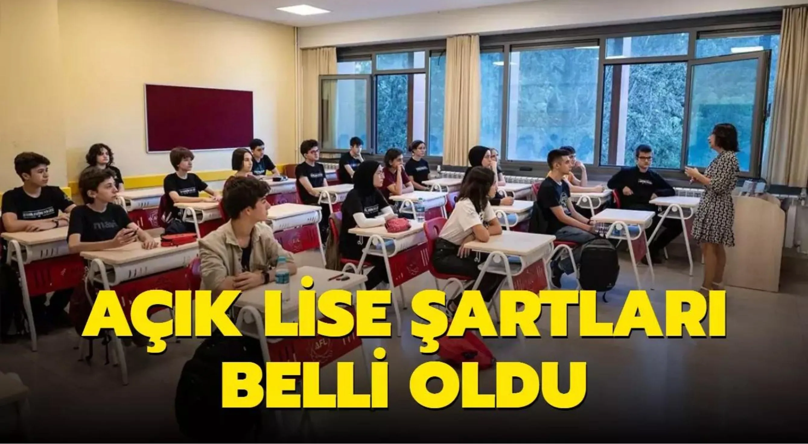 MEB açık liseye geçiş şartlarını belirledi