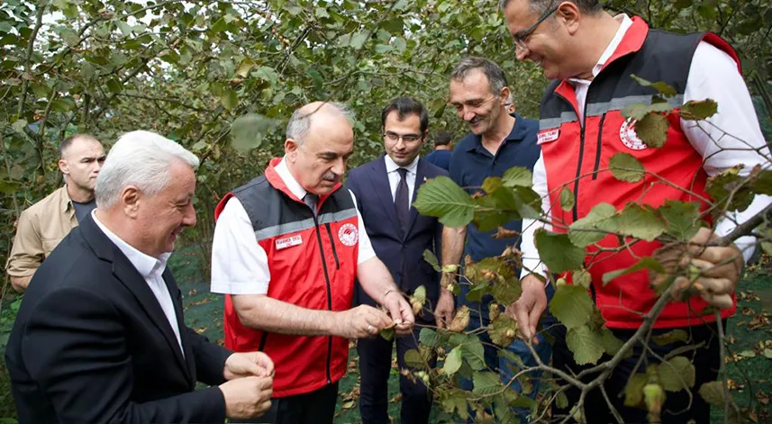 Ordu Valisi Erol, fındık üreticisini ziyaret etti