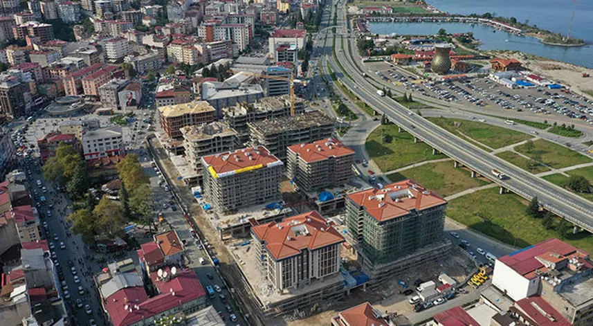 Rize’de kentsel dönüşüm projeleri devam ediyor