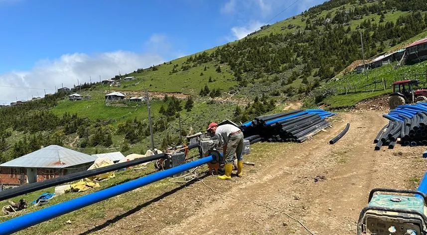 Gölyanı Obası’nın kurumaması için su bağlandı