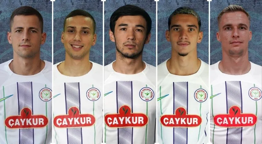 Çaykur Rizespor’lu 5 oyuncu milli takıma çağrıldı