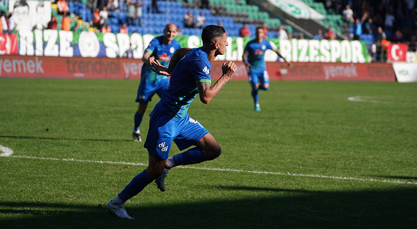 Çaykur Rizespor'da 5 farklı futbolcu gol sevinci yaşadı