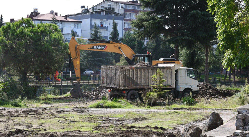 Terme Çayı'nda sel ve taşkınları önlemek için ıslah çalışmaları başladı