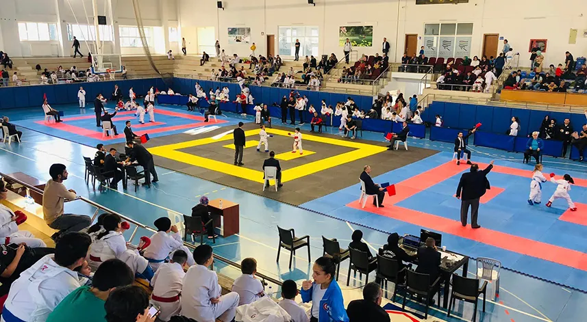 Rize'de karate turnuvası sona erdi