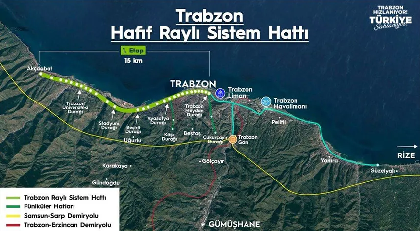 Trabzon raylı sisteme kavuşuyor