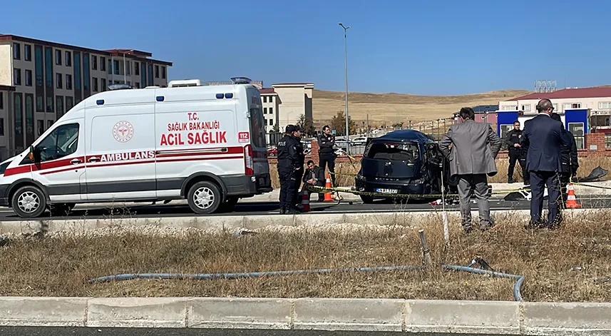 Bayburt'ta trafik kazasında 1 kişi öldü, 2 kişi yaralandı