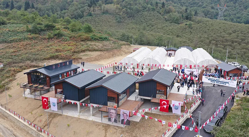 Trabzon'da özel bireyler doğanın içinde köy hayatını deneyimleyecek