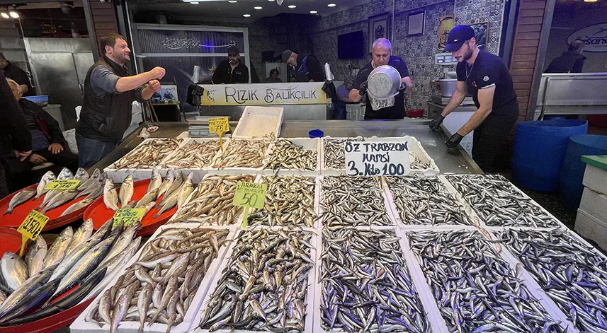 Hamsinin 3 kilogramı 100 liradan satılıyor