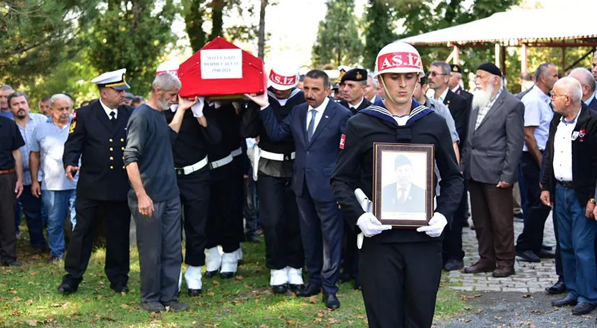 Zonguldak'ta vefat eden gazi son yolculuğuna uğurlandı