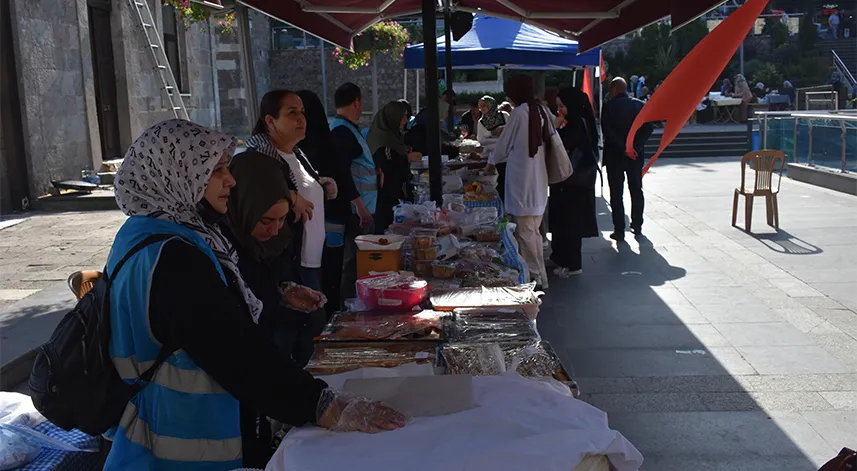 Trabzon'da Filistin'e destek kermesi düzenlendi