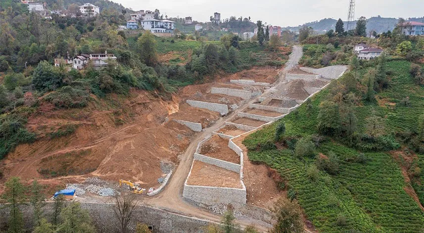 Rize Belediyesi'nden 2 bin kişilik mezarlık takviyesi