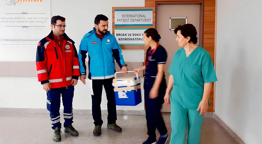 Trabzon'da beyin ölümü gerçekleşen kişinin organları 3 hastaya nakledilecek