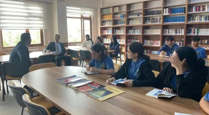 İyidere Anadolu Lisesi öğrencileri, okuma kültürünü güçlendirdi