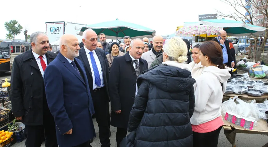 Milletvekili Harun Mertoğlu, Ardeşen'de ziyaretlerde bulundu