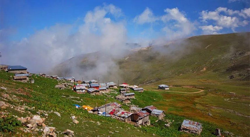 Rize'nin Çirmaniman Yaylası'nda yüksek rakımlı huzur