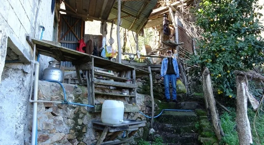 Karadeniz insanı yine pratik zekasını kullandı, kendi çözümünü kendisi üretti