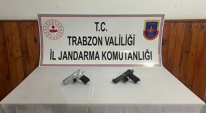 Trabzon'da kurusıkı tabancayla ateş eden kişiye idari para cezası