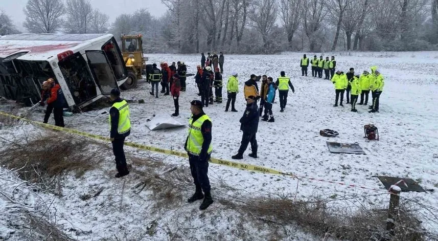 Kastamonu'da otobüs kazası: 6 ölü, 33 yaralı