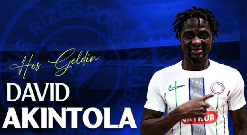 Çaykur Rizespor, David Akintola'yı transfer etti