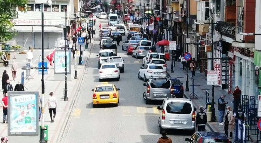 Rize'de yeni yılla birlikte taşıt sayısında artış yaşandı