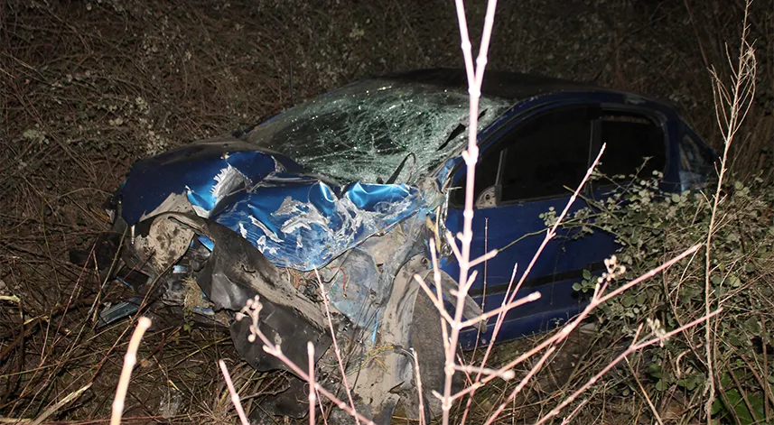 Samsun'da 3 aracın karıştığı kazada 4 kişi yaralandı