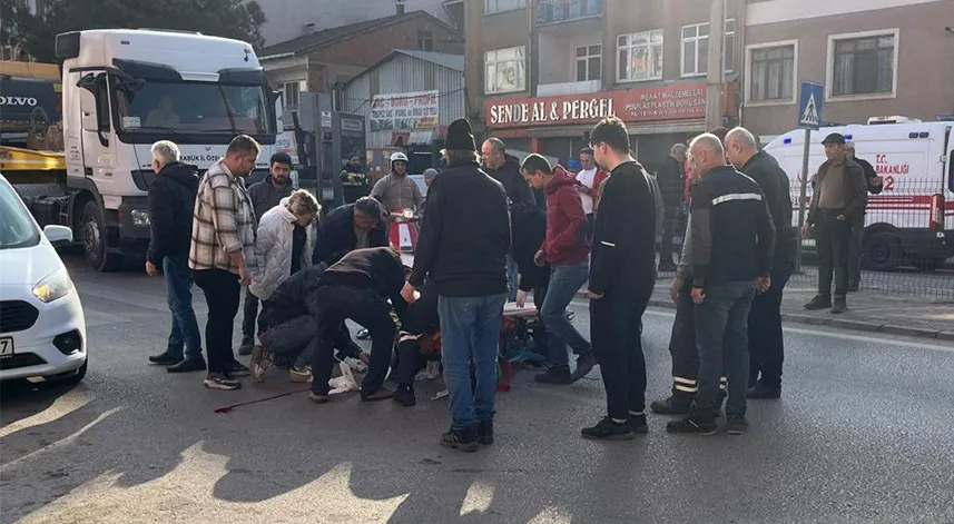 Giresun'da otomobilin çarptığı yaya ağır yaralandı