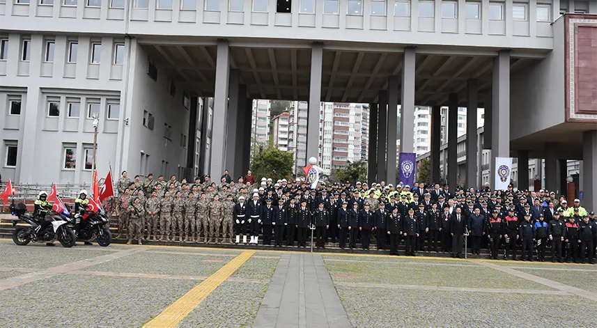 Giresun'da Türk Polis Teşkilatının 179. kuruluş yıl dönümü kutlandı