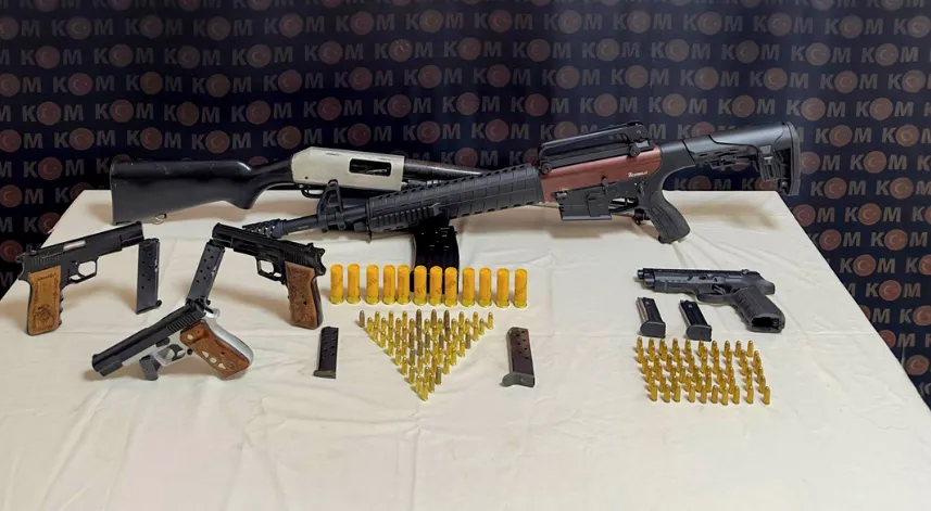 Rize'de silah kaçakçılığı operasyonunda 14 kişi gözaltına alındı