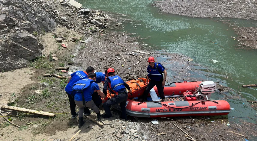 22 gündür kayıp kişinin cesedi Çoruh Nehri'nde bulundu