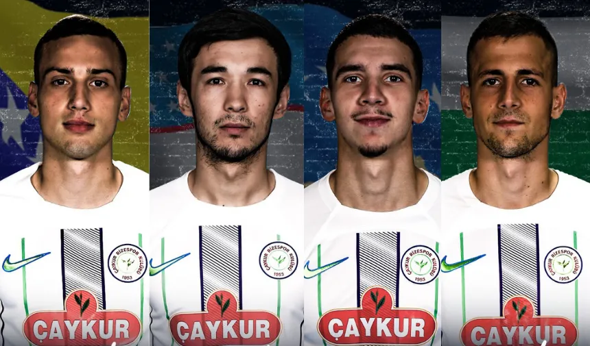 Çaykur Rizespor’un 4 futbolcusu milli davet aldı