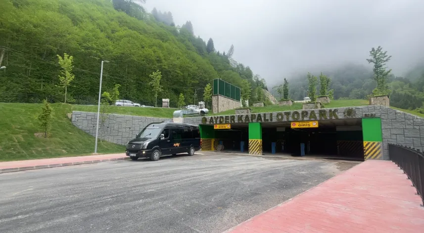 Ayder'de çevreci otopark hizmet vermeye başladı