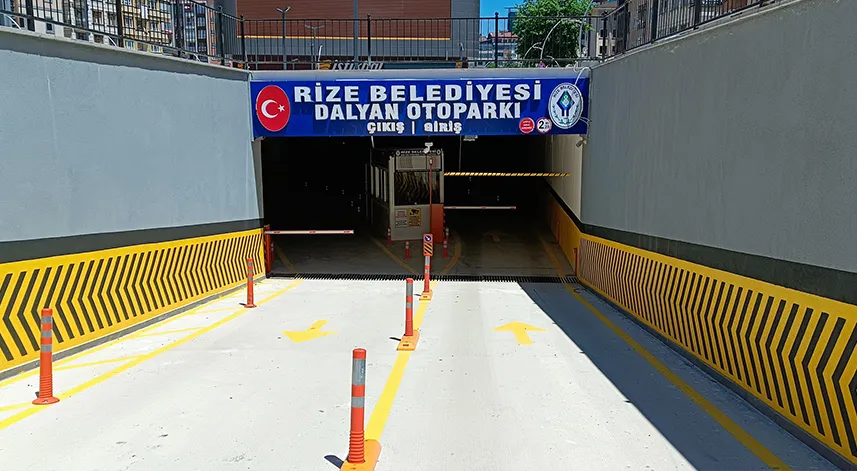 Rize'de yeni otoparklar hizmet vermeye başladı