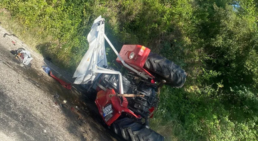 Trafik kazasında 1 kişi yaralandı