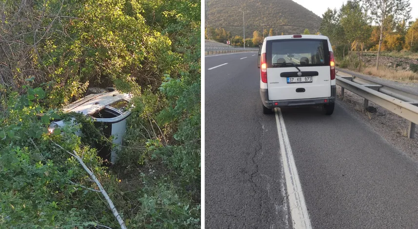 Karabük'te trafik kazalarında 6 kişi yaralandı