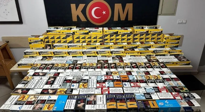 Kastamonu'da 80 bin 200 makaron ele geçirildi