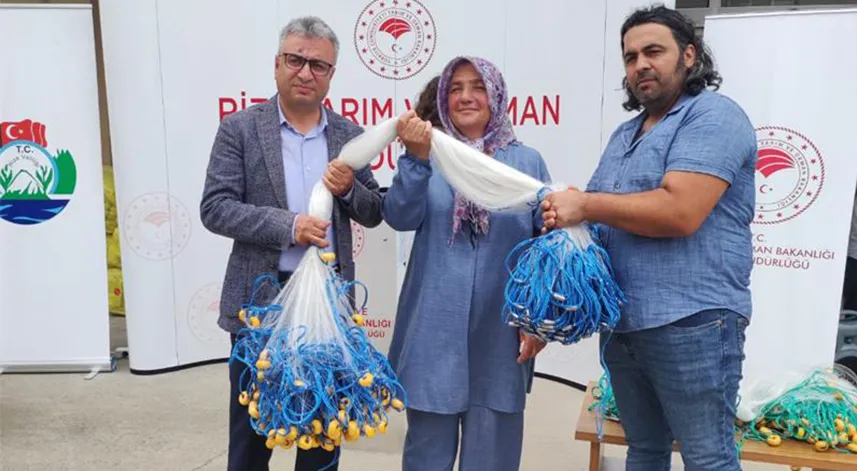 Rize'de kıyı balıkçılığı için 3,3 milyon TL'lik yatırım