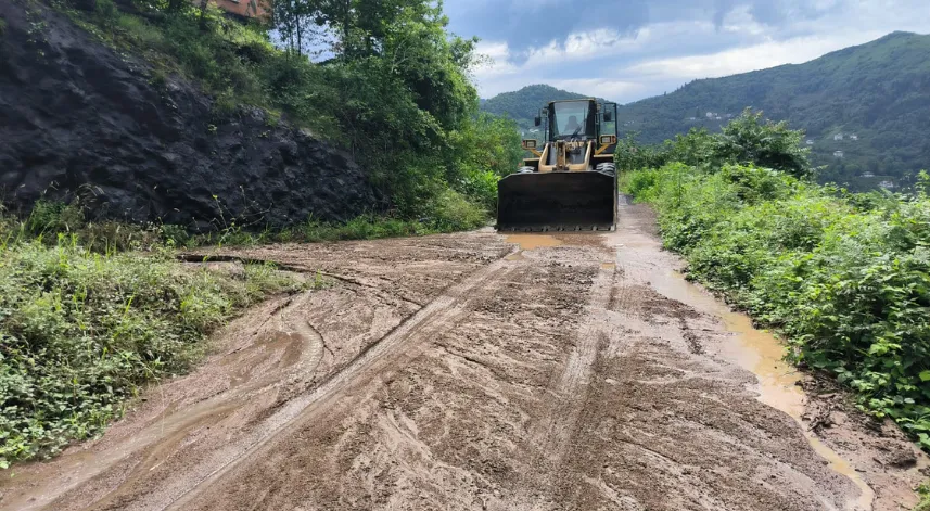 Trabzon'da sağanak etkili oldu