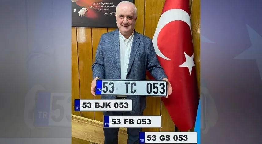 Rize'ye yeni plaka harfleri! Sportif ve tarihi isimler dikkat çekiyor