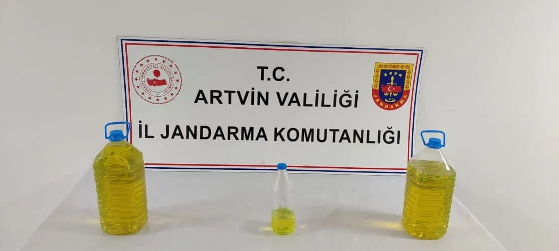 Artvin'de akaryakıt çaldığı iddiasıyla 1 kişi tutuklandı