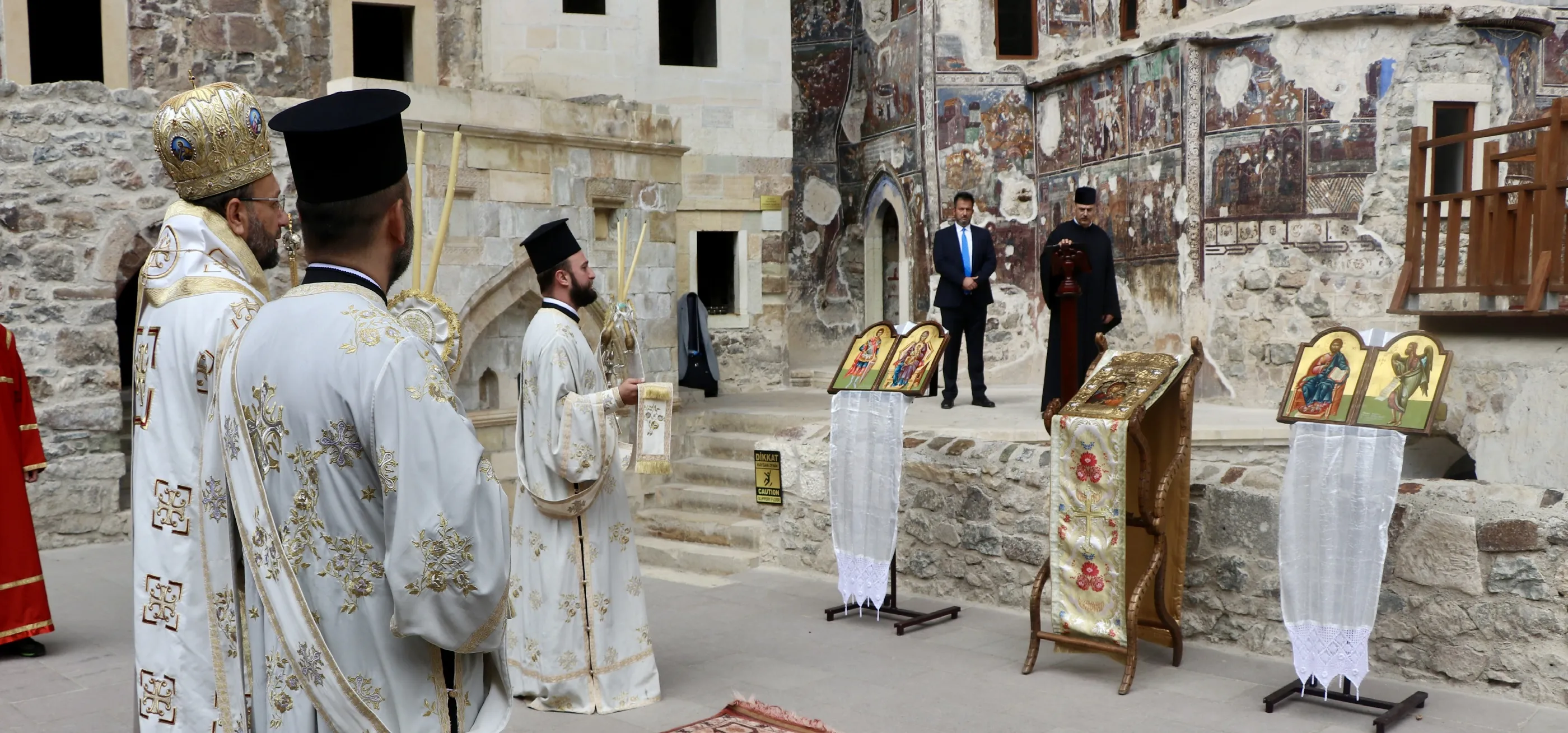 Sümela Manastırı'nda ayin yapıldı