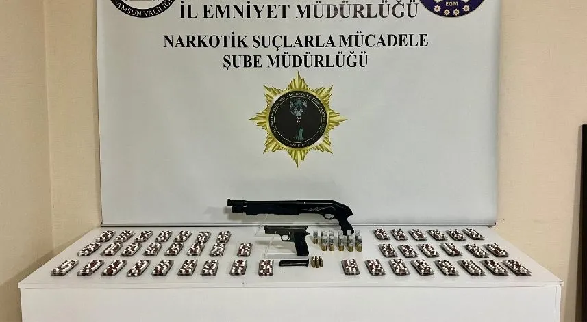 Samsun'da uyuşturucu operasyonlarında 3 şüpheli yakalandı