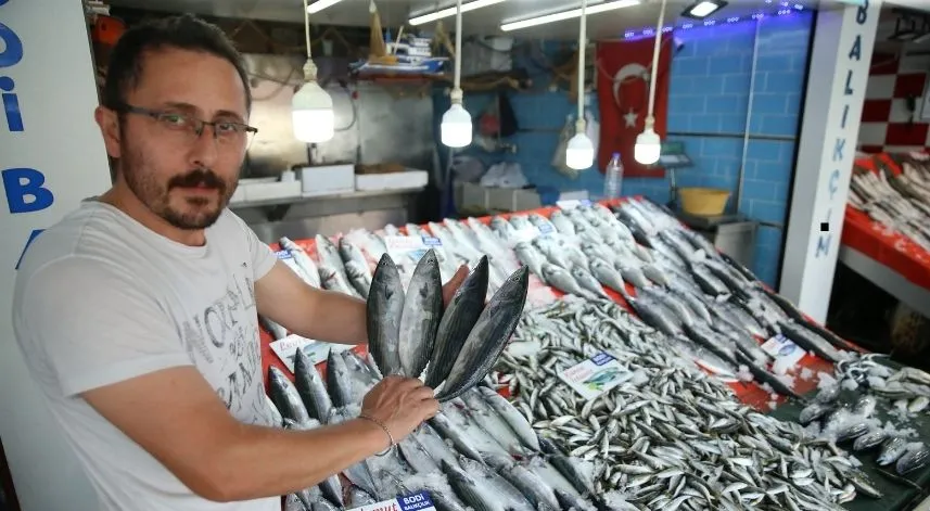 Av yasağının sona ermesiyle Ordu'da balıkçı tezgahları şenlendi