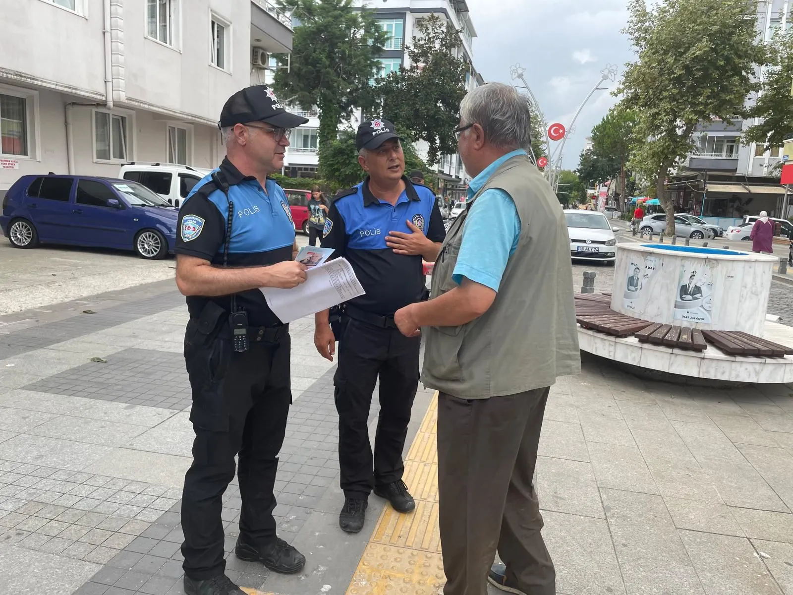 Samsun'da polis vatandaşları bilgilendirdi