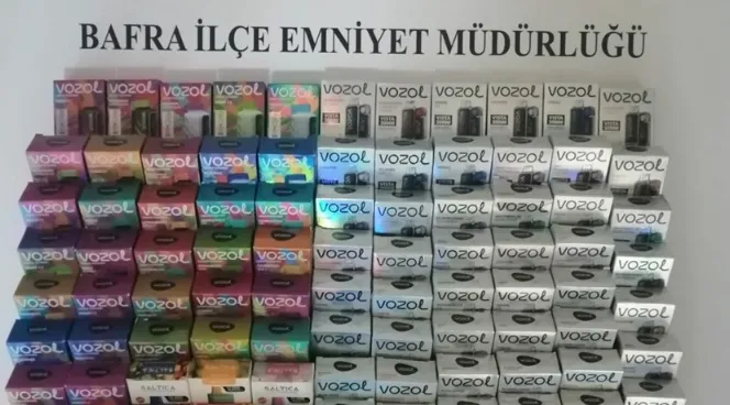 Samsun'da kaçakçılık operasyonunda 2 zanlı yakalandı