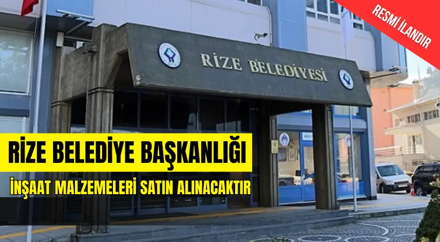 İNŞAAT MALZEMELERİ SATIN ALINACAKTIR