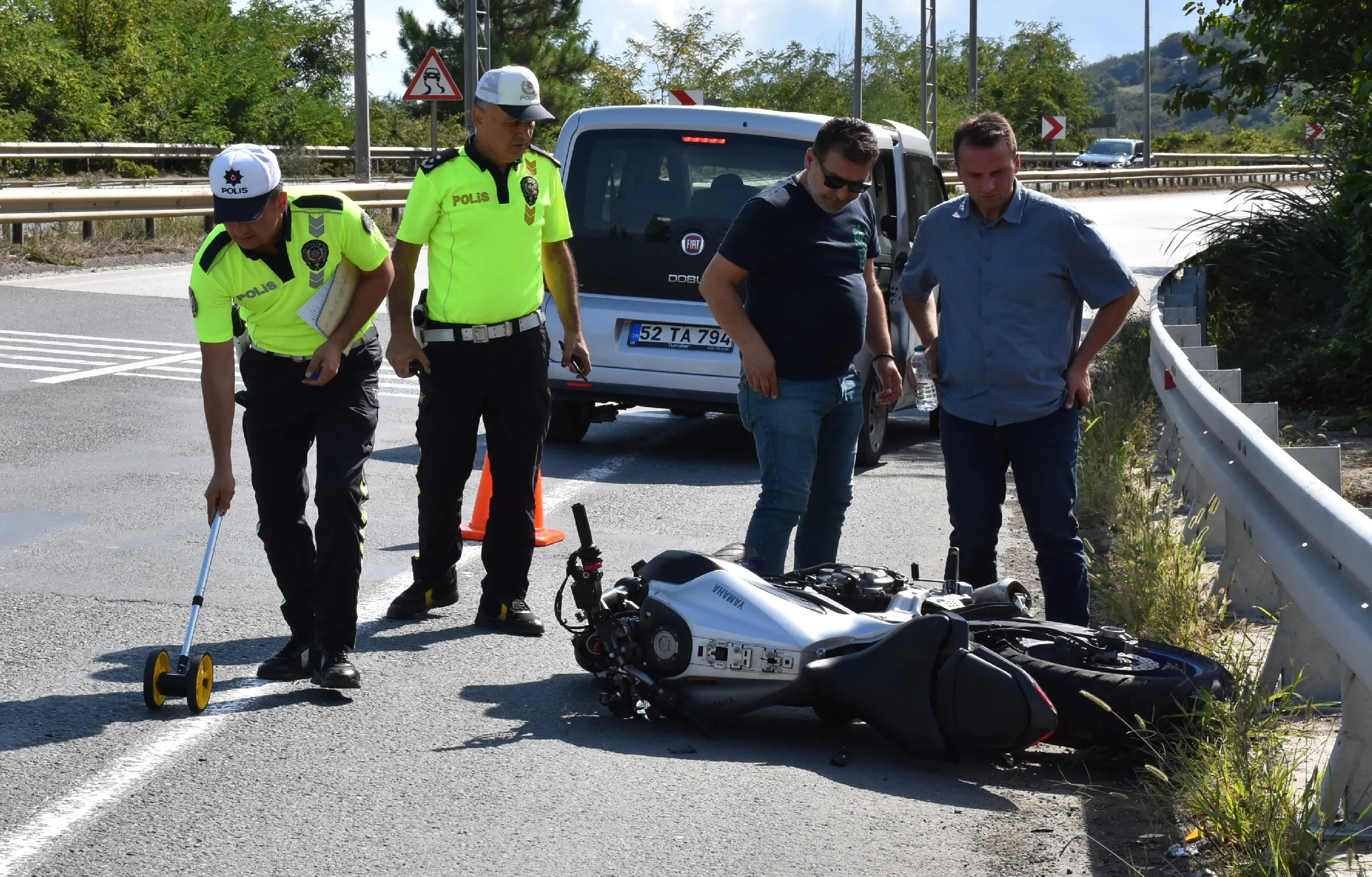 Motosikletin çarptığı jandarma personeli şehit oldu