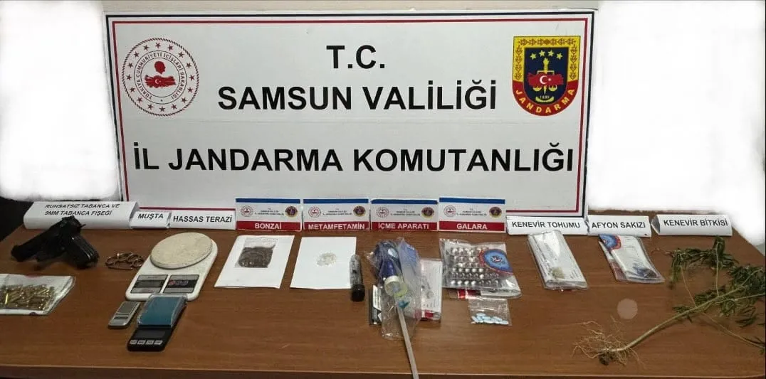 Samsun'da uyuşturucu operasyonunda 1 zanlı yakalandı