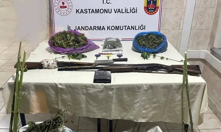 Kastamonu'da 15 kilo 528 gram uyuşturucu ele geçirildi