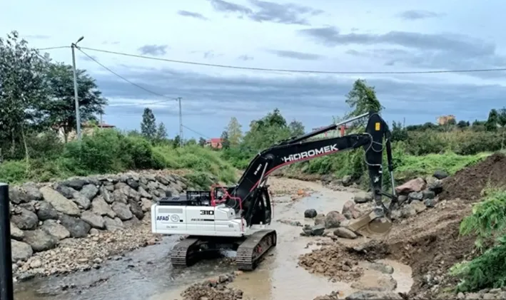 Giresun'da afet riskini azaltmak için çalışmalar devam ediyor