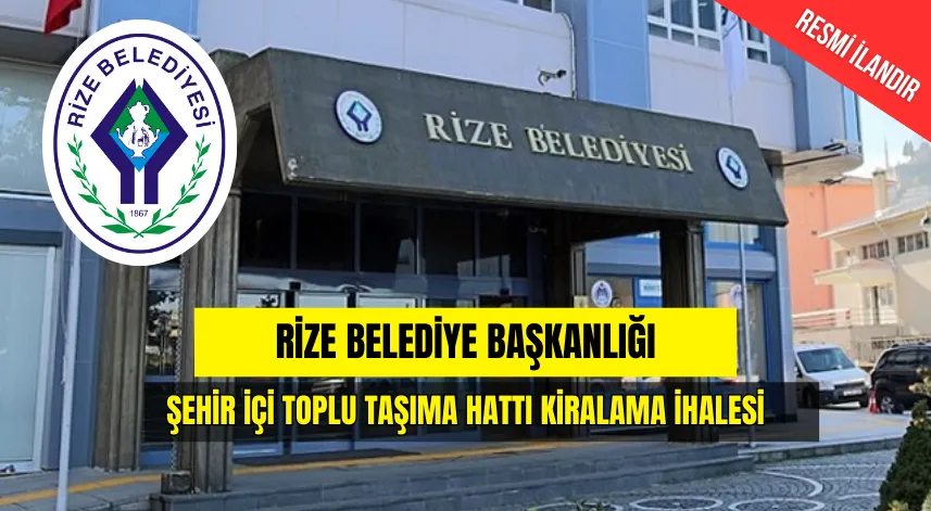 Şehir içi toplu taşıma hattı kiralama ihalesi